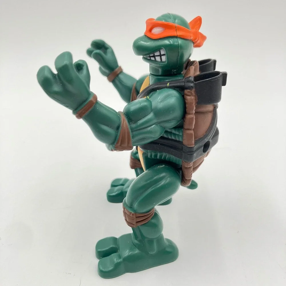 Vintage 1993 Playmates TMNT Black Belt Boxer Mike Action Figure Complete